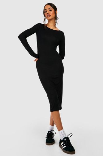 Womens Basics Long Sleeve Midi Dress - - 10 - boohoo - Modalova