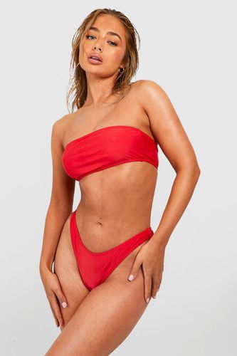Womens Essentials Bandeau Tube Bikini Top - - 10 - boohoo - Modalova