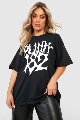 Womens Plus Oversized Blink 182 License T-shirt - - 20-22 - boohoo - Modalova
