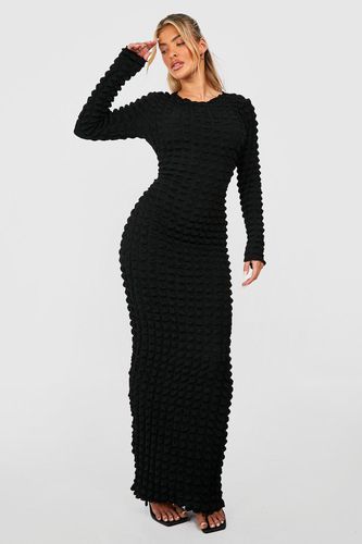 Womens Bubble Textured Maxi Dress - - 12 - boohoo - Modalova