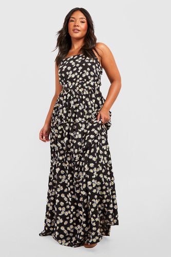 Womens Plus Daisy Printed Tiered Maxi Dress - - 16 - boohoo - Modalova