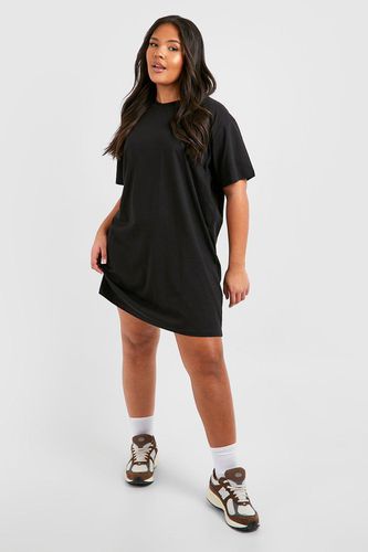 Womens Plus Cotton Short Sleeve T-shirt Dress - - 20 - boohoo - Modalova