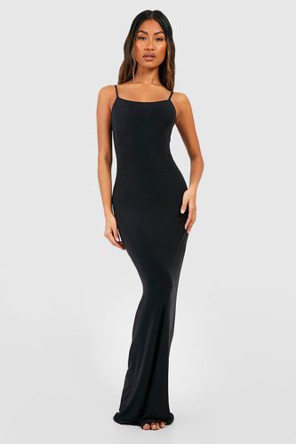 Womens Premium Heavy Weight Slinky Maxi Dress - - 14 - boohoo - Modalova