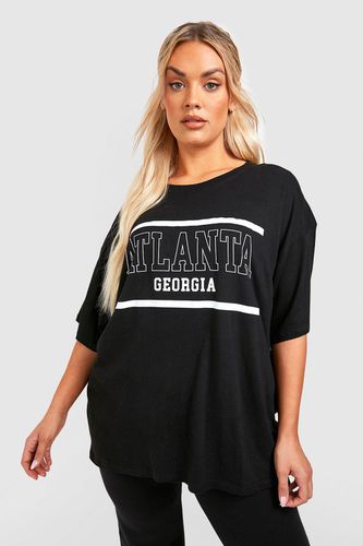 Womens Plus Atlanta Oversized T-shirt - - 16 - boohoo - Modalova