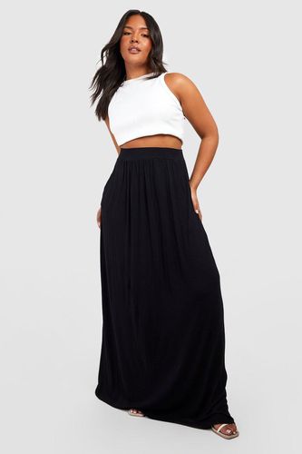 Womens Plus Pocket Front Jersey Maxi Skirt - - 16 - boohoo - Modalova