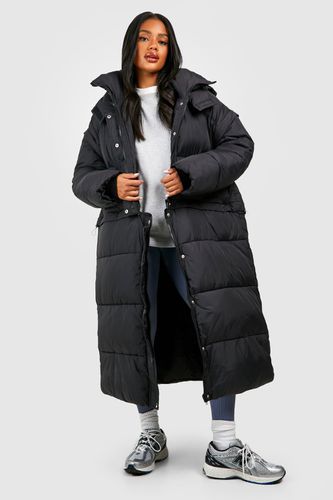 Womens 4 In 1 Detachable Oversized Puffer Jacket - - 12 - boohoo - Modalova