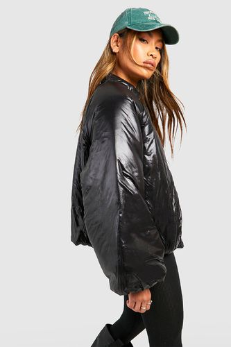 Womens Zip Padded Puffer Jacket - - 14 - boohoo - Modalova