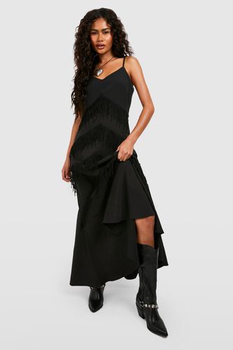 Womens Tassle Detail Maxi Dress - - 10 - boohoo - Modalova