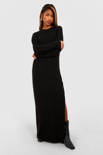 Womens Soft Rib Maxi Knitted Dress - - 12 - boohoo - Modalova