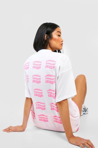 Womens Pantone Slogan Back Print Oversized T-shirt - - L - boohoo - Modalova