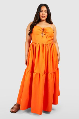 Womens Plus Woven Halterneck Maxi Dress - - 18 - boohoo - Modalova