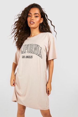 Womens California Printed T-shirt Dress - - 8 - boohoo - Modalova