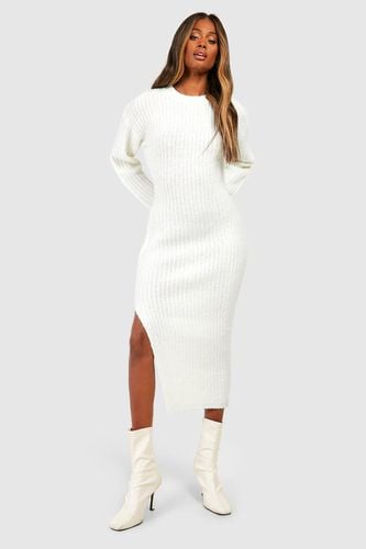 Womens Soft Knit Maxi Jumper Dress - - L - boohoo - Modalova