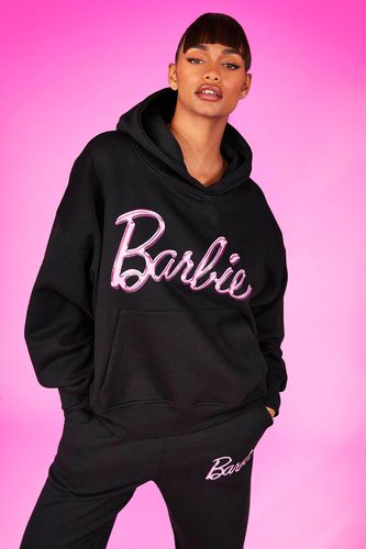 Womens Barbie Slogan Printed Oversized Hoody - - 12 - boohoo - Modalova