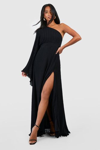 Womens Petite Extreme Sleeve Asymmetric Maxi Dress - - 12 - boohoo - Modalova