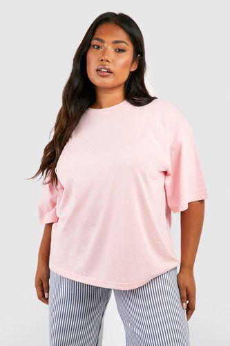 Womens Plus Basic Oversized Crew Neck T-shirt - - 16 - boohoo - Modalova