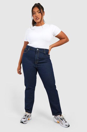 Womens Plus Basics High Waisted Slim Fit Mom Jeans - - 16 - boohoo - Modalova