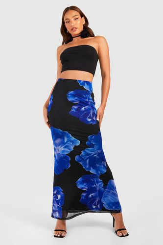 Womens Tall Oversized Floral Maxi Skirt - - 6 - boohoo - Modalova