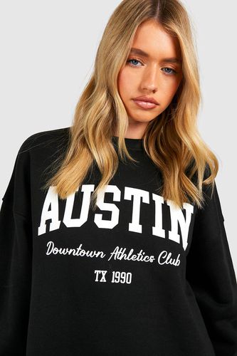 Womens Austin Slogan Sweatshirt - - L - boohoo - Modalova