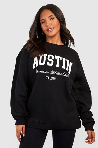 Womens Plus Austin Slogan Sweatshirt - - 16 - boohoo - Modalova
