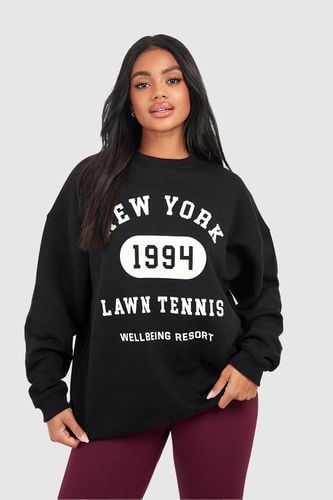 Womens New York Slogan Printed Sweatshirt - - XS - boohoo - Modalova