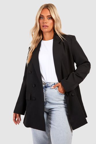 Womens Plus Woven Oversized Longline Blazer - - 22 - boohoo - Modalova