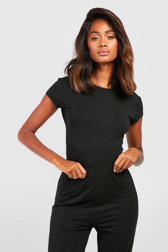 Womens Premium Super Soft Cap Sleeve Backless Bodysuit - - 10 - boohoo - Modalova