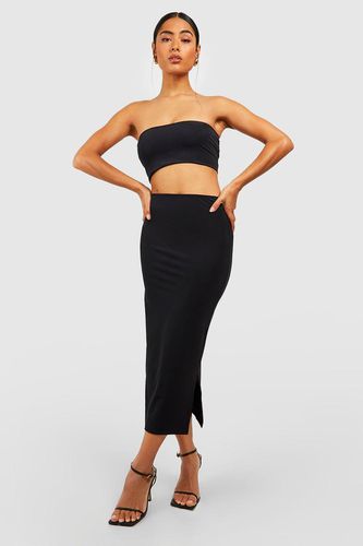 Womens Second Skin Premium Slinky Midaxi Skirt - - 14 - boohoo - Modalova