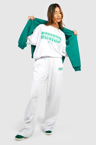 Womens Warddressing gown Essentials Slogan T-shirt And Jogger Set - - S - boohoo - Modalova