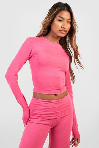 Womens Soft Touch Long Sleeve T Shirt - - 10 - boohoo - Modalova