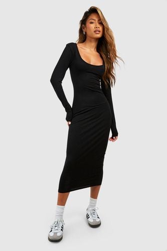 Womens Premium Super Soft Scoop Neck Midaxi Dress - - 16 - boohoo - Modalova
