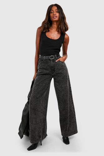 Womens The Straight Leg Jean - - 10 - boohoo - Modalova