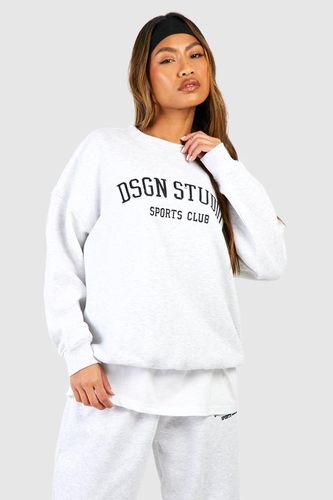Womens Dsgn Studio Applique Oversized Sweatshirt - - M - boohoo - Modalova