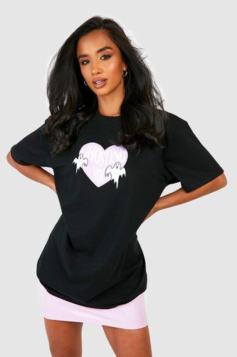 Womens Petite Halloween Ghosting You Oversized T-shirt - - 8 - boohoo - Modalova