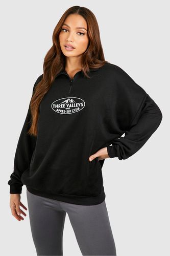 Womens Tall Ski Cub Half Zip Sweatshirt - - XL - boohoo - Modalova