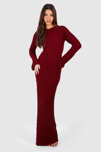 Womens Bubble Textured Maxi Dress - 18 - boohoo - Modalova