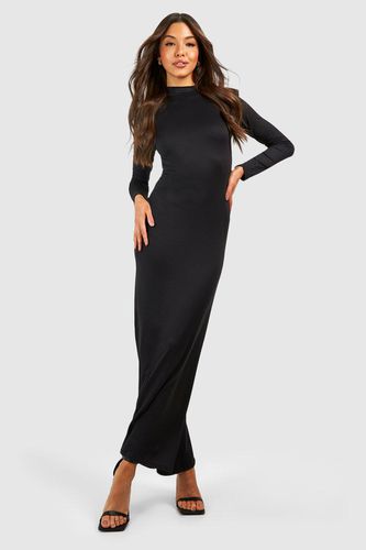 Womens Super Soft High Neck Maxi Dress - - 14 - boohoo - Modalova