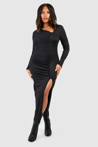 Womens Plus Super Soft Asymmteric Midaxi Dress - - 16 - boohoo - Modalova