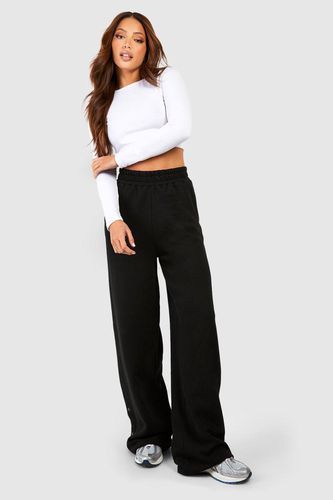 Womens Tall Popper Detail Wide Leg Jogger - - 14 - boohoo - Modalova