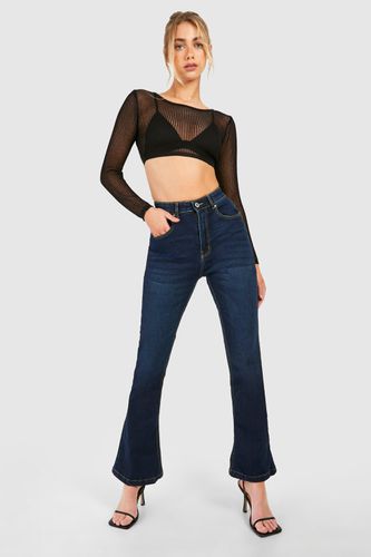 Womens Basics Flared Jeans - - 10 - boohoo - Modalova