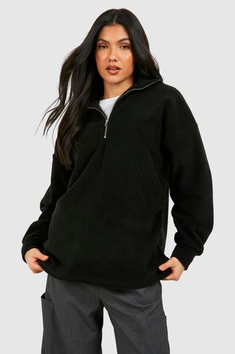 Womens Maternity Quarter Zip Fleece - - 8 - boohoo - Modalova