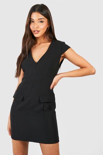 Womens Seam Detail Tailored Mini Dress - - 10 - boohoo - Modalova