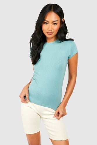 Womens Premium Super Soft Cap Sleeve Fitted T-shirt - - 12 - boohoo - Modalova