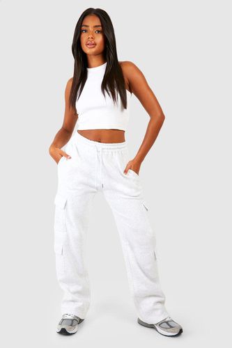 Womens Double Cargo Pocket Straight Leg Jogger - - S - boohoo - Modalova