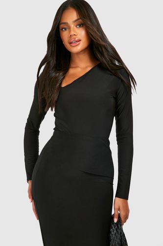 Womens Cut Out Long Sleeve Bodysuit - - 8 - boohoo - Modalova
