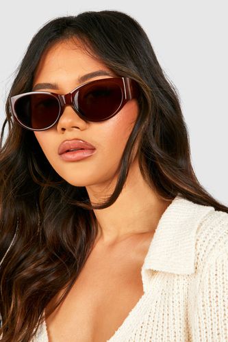 Womens Tinted Frame Sunglasses - One Size - boohoo - Modalova