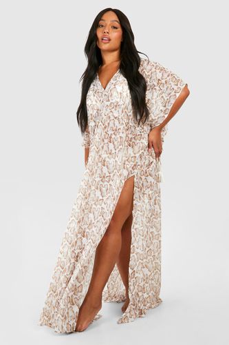 Womens Plus Embellished Animal Maxi Beach Kaftan - - 18 - boohoo - Modalova