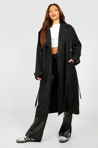 Womens Tall Woven Oversized Trench Coat - - 10 - boohoo - Modalova