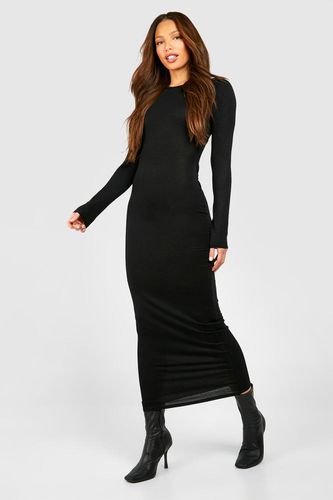 Womens Tall Basic Long Sleeve Midaxi Dress - - 14 - boohoo - Modalova