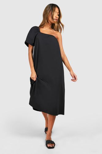 Womens One Sleeve Midi Dress - - 10 - boohoo - Modalova